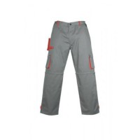 Radne pantalone CLASS PLUS XXL sivo/crvene
